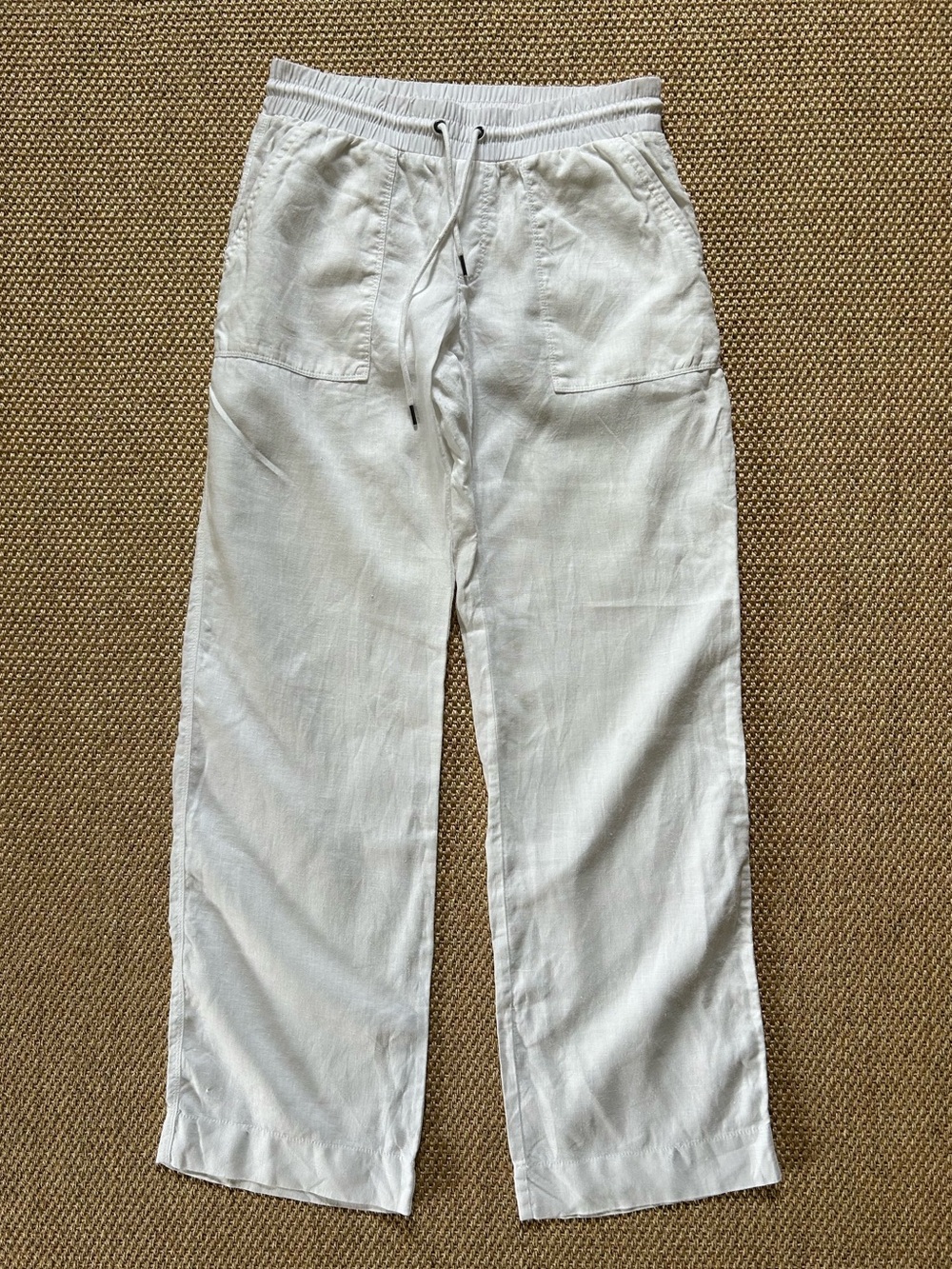 8 Tall Athleta Drawstring Linen Pants